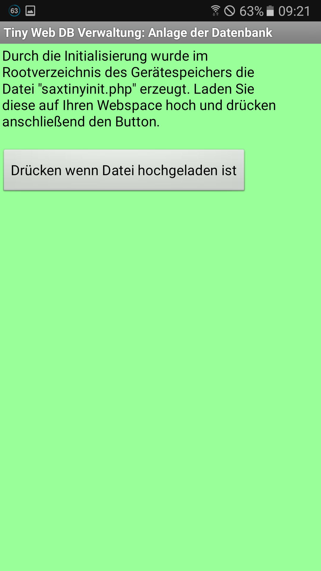 MIT AppInventor TinyWebDB
